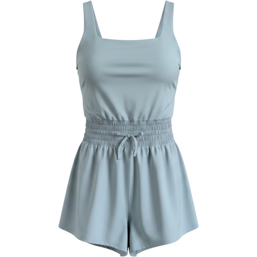 Yogalicious Lux Stevie Hybrid Active Short Romper Sage Green Size L